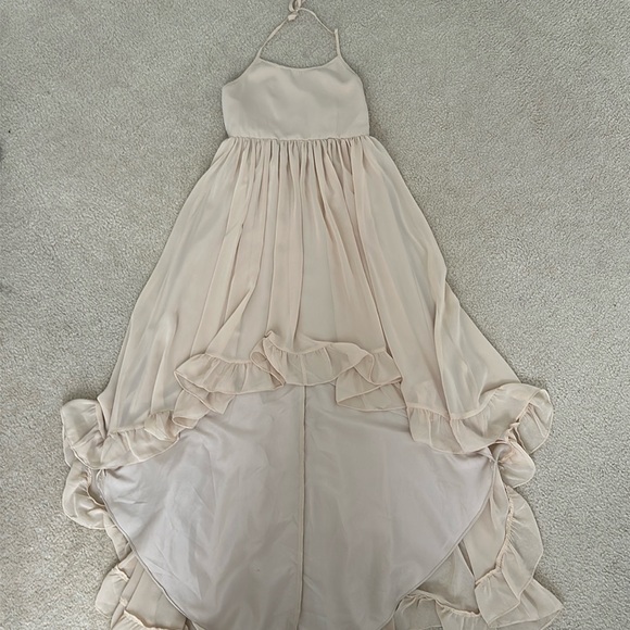 Azazie Junior Bridesmaid chiffon dress - Picture 6 of 10